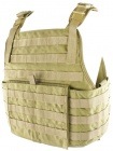 15060726 激レア!! 米軍放出品 EAGLE社製 MOLLE カマーバンドプレートキャリアー S/M *カーキ色