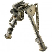 16041764 激レア!! 米軍放出品 HARRIS ENGINEERING社製 1A2-BRM ウルトラライトバイポッド *KACバイポッドアダプター装備|M4カービン in BALIKATAN