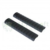 LCT airsoft M-101 L4 レイルカバー *11リブ/ブラック色|M4パーツ|LCT AIRSOFT