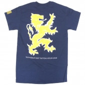 20080371-3 LBT ロゴ入りTシャツ *ネイビー・イエローロゴ／Sサイズ