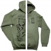 20080400-5 LBT HOODIE フーディー ロゴ入りパーカ *オリーブ／Sサイズ