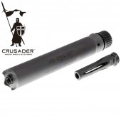 CRUSADER TECH G28 DMR QD サイレンサーセット *専用フラッシュハイダー付き/14mm 逆ネジ 【品番：CR-GM01-0021】【管A】