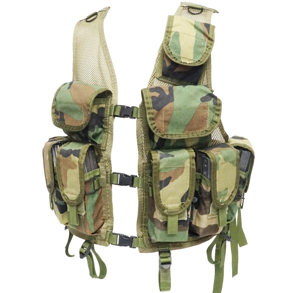 20120493 レア!! TACTICAL TAILOR TACベスト1Aライフルマン *ウッドランド／2001年製バックル／グリーンベレー