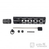 PTS Griffin Armament LowPro RIGID M-LOK レイルハンドガード 8.6インチ *ブラック 【品番：PTS-GA025490307】|外装パーツ|PTS
