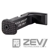 PTS ZEV Extended Magazine Release マグキャッチ *東京マルイ G17 用 【品番：PTS-ZV016490800】【管A】|外装パーツ|PTS