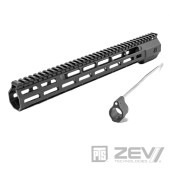 PTS ZEV WedgeLock M-LOK レイルハンドガード 14インチ *ブラック 【品番：ZV003490307】【管A】|外装パーツ|PTS