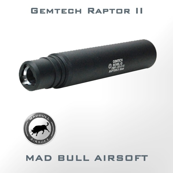 MADBULL GEMTECH/RAPTORII サイレンサー MP5 【品番：G01-015
