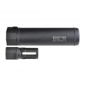MADBULL Echo1 Mk1 QDサプレッサー 6in (14mm逆ネジ/フラッシュハイダー付き) 【品番：E01-004】【管A】|サイレンサー|MADBULL
