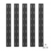 PTS BCM M-Lok レイルパネルキット/5.5in (5個入) Black 【品番：BM002450307】|外装パーツ|PTS