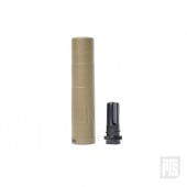 PTS MK18SD モックサプレッサー (Non-US ver.) *ダークアース/51Tフラッシュハイダー付属/14mm逆ネジ 【品番：PT159490313】【管A】|外装パーツ|PTS