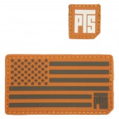PTS [Patches] PVCフラッグパッチセットPVC (1in Tab Patch付属) Orange 【品番：PT830530341】|パッチ|PTS