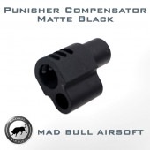 MADBULL Punisher パニッシャーコンペンセイター *ブラック 【品番：M01-127BK】6110020013479【管A】|ハイダー|MADBULL