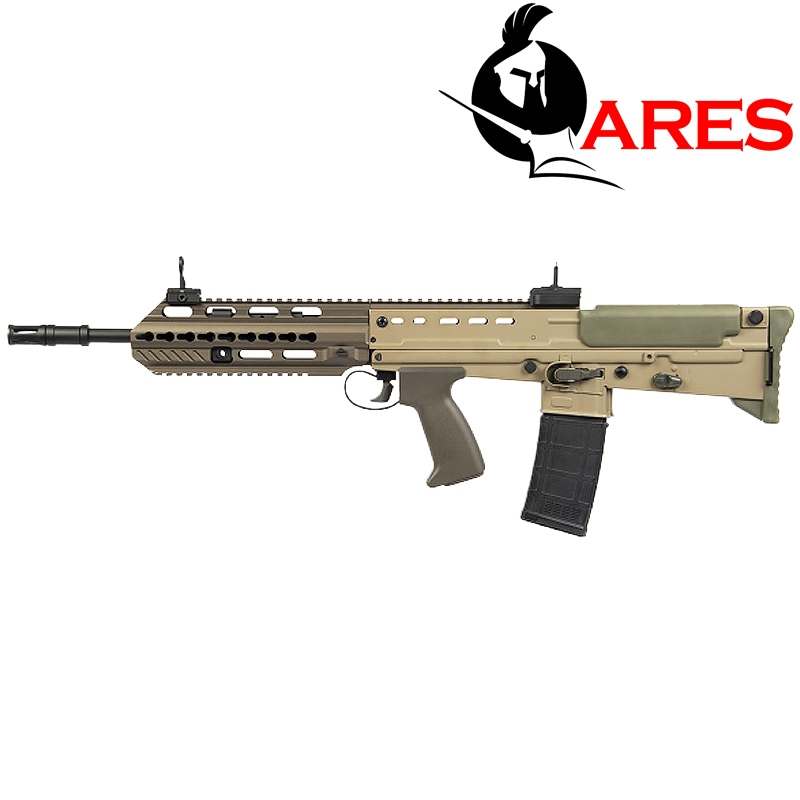 LS L 85A1 エアガン 18歳以上用、24時間内発送 ARES 電動ブローバックガン L85A3 *日本仕様/デザート/EFCS搭載/ハード