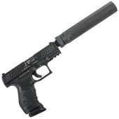 Umarex ガスブローバックハンドガン Walther PPQ Navy *日本仕様/ブラック/ワルサーライセンス品/ガンケース・サプレッサー付きDX 【品番：SA3-PPQN-BK02】|ガスブロ