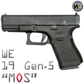 WE Airsoft ガスブローバック G19 Gen.5 MOS *日本仕様/ブラック 【品番：2301G003VBBM】|ガスブローバックガン|WE Airsoft