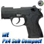 WE Airsoft ガスブローバック Px4 サブコンパクト *日本仕様/ブラック 【品番：WE-D001BK-1】2301D001BK1【管A】|ガスブローバックガン|WE Airsoft