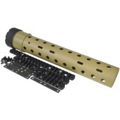 MADBULL PRI GIII ラウンドレールハンドガード 12.5 インチ (カーボンファイバー ver.) *タン/PRI 正式ライセンス製品 【品番：P01-006TAN(C)】6111600