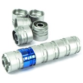 RGW Q エレクター ダミー モジュラーサイレンサー (14mm 逆ネジ) *長さ調節可能 【品番：RGW-SI-28】