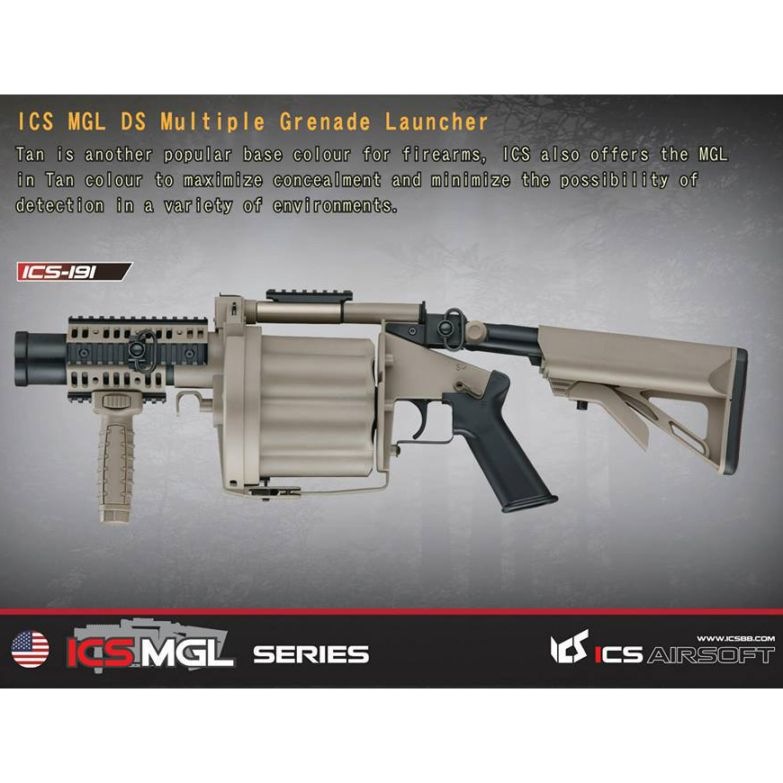 ICS AIRSOFT エアソフトグレネードランチャー MGL クレーン