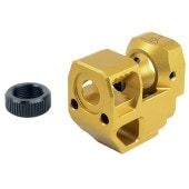 RGW Killer Innovations VELOCITY タイプ コンペンセイター (14mm 逆ネジ) *ゴールド 【品番：RGW-FH-34-GD】【管A】