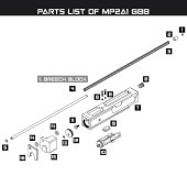 NorthEast MP2A1パーツ/01-08 HEX スクリュー/ワッシャー (M3＊12) *1本 【品番：NEA-MP2A1-01-08】*メーカー純正修理パーツ|MP2A1|NorthEas