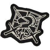 VFC シールドロゴ ベルクロパッチ (サイズ：65mm x 65mm) *ブラック 【品番：VF9-APL-BADGE-BK03】【管A】