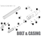 NorthEast Sten Mk2 GBB�ѡ���/2-15 ���å��󥰥ϥ�ɥ� (MK.2)�����֡�NEA-STENMK2-2-15-M2��*�᡼�������������ѡ���