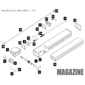 NorthEast Sten Mk2 GBB�ѡ���/4-10 �������󥯥��åѡ��ץ졼�ȥ������С������֡�NEA-STENMK2-4-10��*�᡼�������������ѡ���