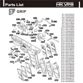 Umarex HK VP9�ѡ���/03-13 �ȥꥬ���С�  [VGCCTHG030] �����֡�UM9-VP9-03-13��*�᡼�������������ѡ���