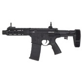 E&C 電動ガン 645E DDM4 PDW 6 インチ **法定初速適合品/電子トリガー搭載/ブラック 【品番：EC-645E-BK-6】【管A】