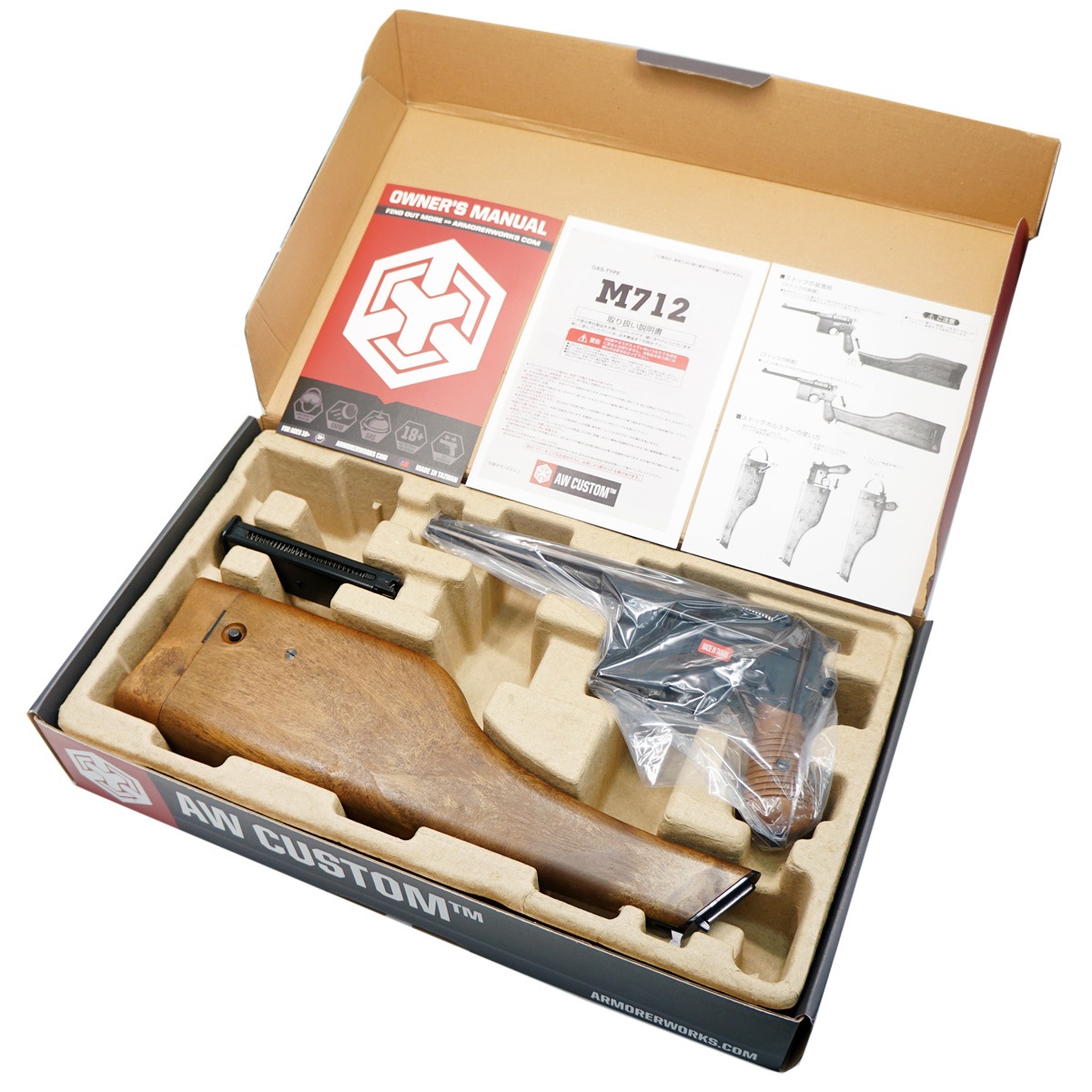 ARMORER WORKS AW CUSTOM ֥Хå Mauser (⡼) M712 *ܻ/ȥåۥ륹դ ֡AW-MC0101-JP4936616210129ڴA