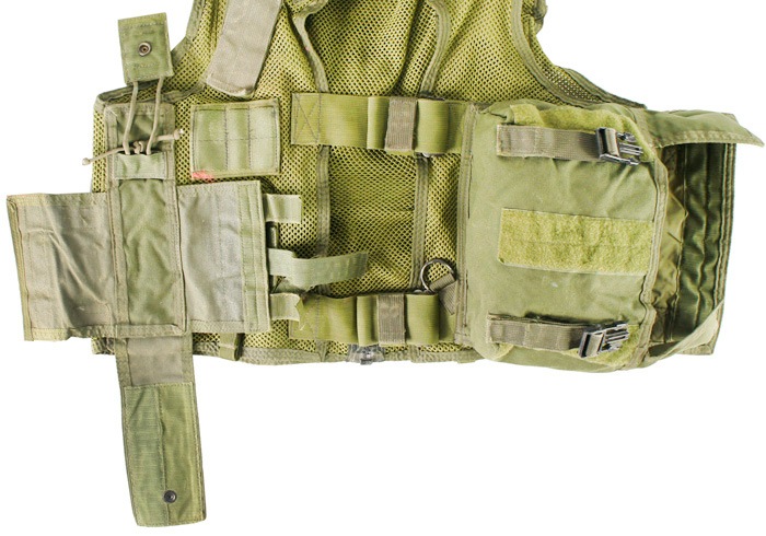 実物 米国イーグル社製品 旧タグ TAC V10ベスト OD 1000d ナイロン