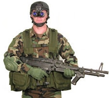 12080845 レア!! SEAL放出品 ブラックホーク社製 ISSAK マシンガナー