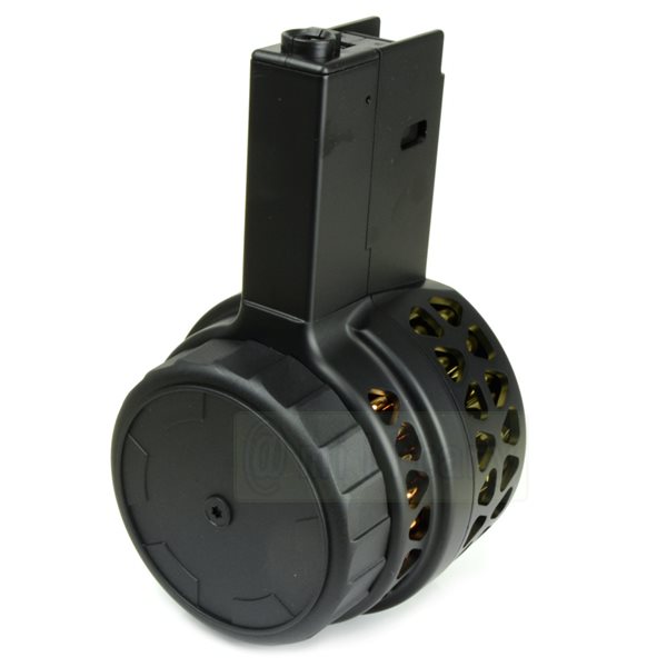 IRON AIRSOFT X15 タイプ 1000連 電動ドラムマガジン *次世代 M4 電動