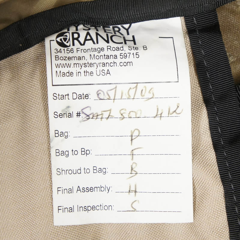 20080305 MYSTERY RANCH SATL �֥�å��㡼������ȥѥå� *���衼�ơ��췿��M������������57 L.