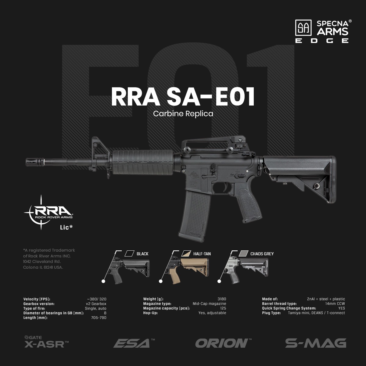 Specna Arms SA-E01 EDGE ��ư���� *���ܻ��� �����֡�SA-E01��
