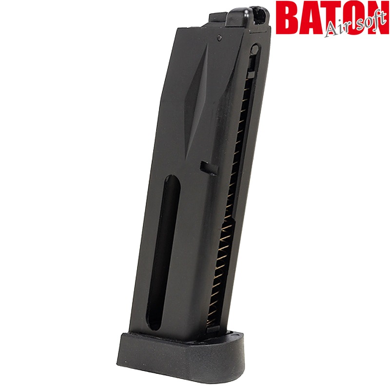 BATON airsoft BM-9 CO2マガジン Type-N (JASG認定) *ブラック/装弾数
