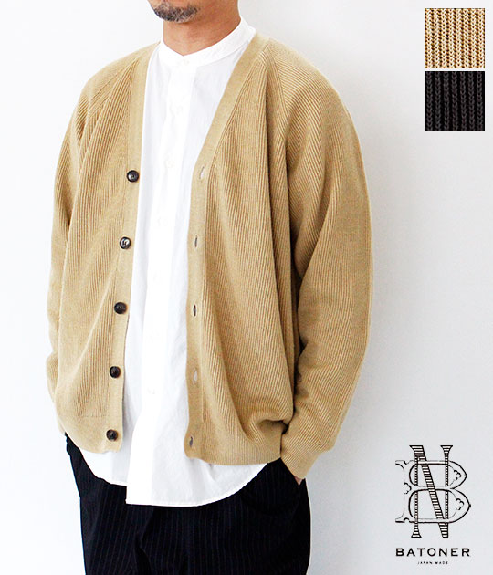 送料無料 Batoner バトナー Highcount Linen Cardigan ハイカウントリネンカーディガン メンズ Bn 22sm 0 ブランド B Batoner Franc Bonn Online Store