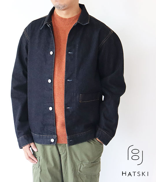 送料無料】【2025AW】HATSKI [ハツキ]Denim Jacket -One Wash