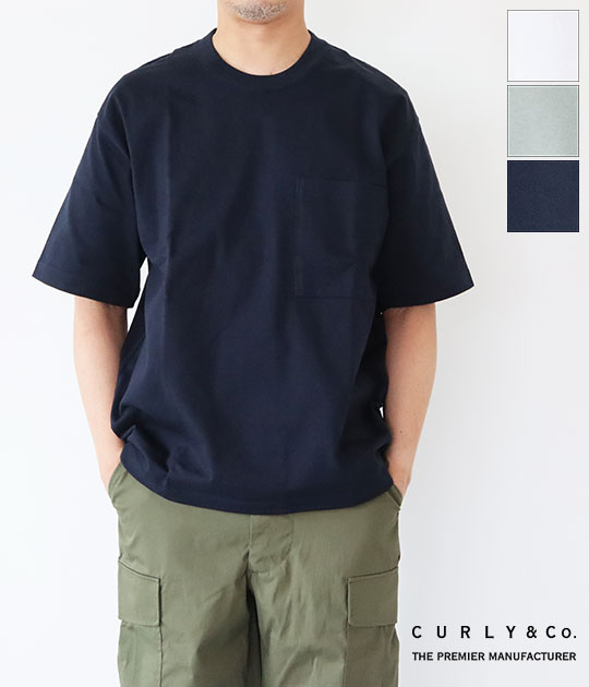 【送料無料】【2024SS】CURLY[カーリー] DRAWSTRING HEAVY PLATING S/S TEE　241-110322