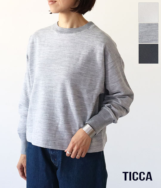 送料無料】【2024AW】TICCA[ティッカ] ウラケクルーネックプル 