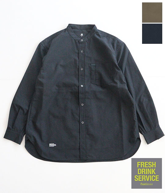 【2025AW】【ネコポス発送】FreshService[フレッシュサービス] SERVICE WORK BAND COLLAR SHIRT　FDS252-50114