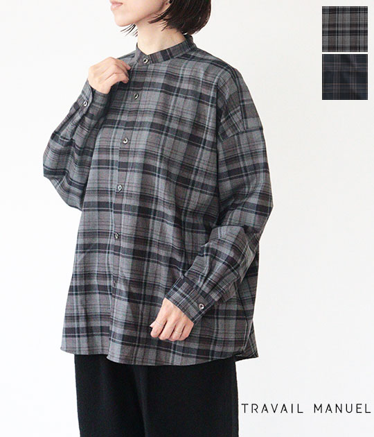 美品 TRAVAIL MANUEL リネン混サロペット パン TRAVAIL MANUEL｜コットン リネン デニム スラント リボン