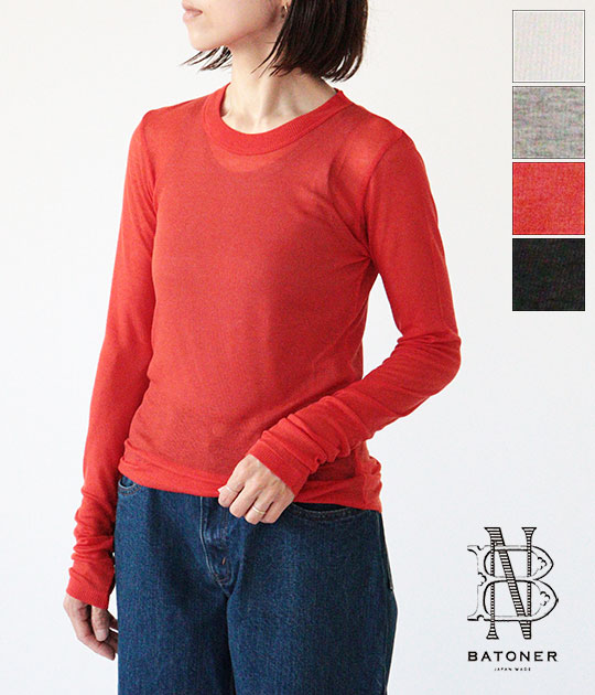 BATONER バトナー　別注　ポロシャツ　赤　超美品　タグあり BATONER バトナー 別注 ポロシャツ 赤 超美品 タグあり BATONER