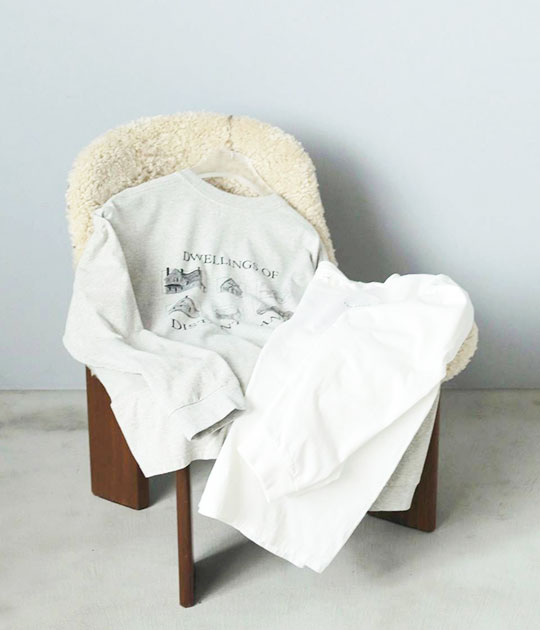 【2025AW】【ネコポス発送】anuke[アンヌーク] Print Long T-shirts　プリントロングTシャツ　62520629