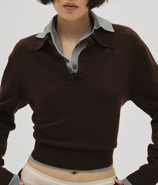 【送料無料】【2026SS】TODAYFUL[トゥデイフル] Layered Polo Knit　レイヤードポロニット　12610508