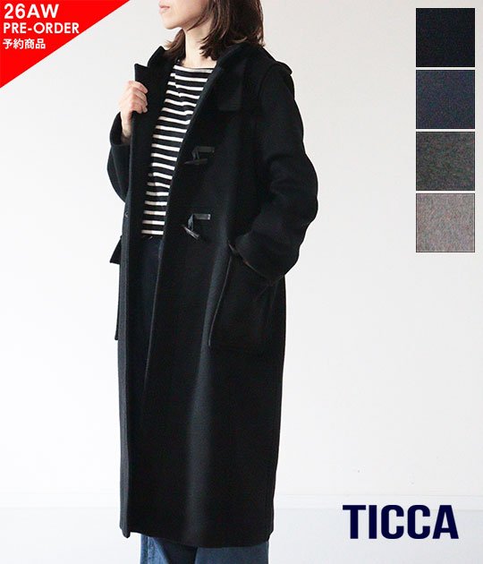 ご予約商品】【9月上旬-下旬入荷予定】【送料無料】【2026AW】TICCA