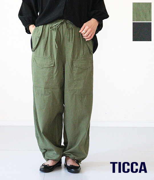 送料無料】【2026AW】TICCA[ティッカ] カーゴパンツ TBFS-061 | LADY'S
