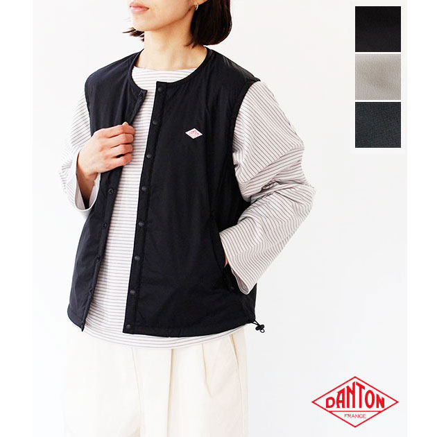 送料無料 21ss Danton ダントン Nylon Stretch Taffeta Insulation Vest ナイロンストレッチタフタ インサレーションベスト レディース Jd 79 Sbt Lady S Franc Bonn Online Store