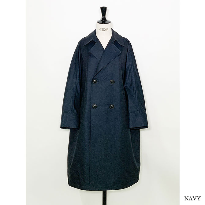 希少 美品 ティッカ トレンチコート ネイビー オーバーサイズ 大きめ ゆったり ご予約商品】【1月中旬-2月中旬入荷予定】【送料無料】【2026SS